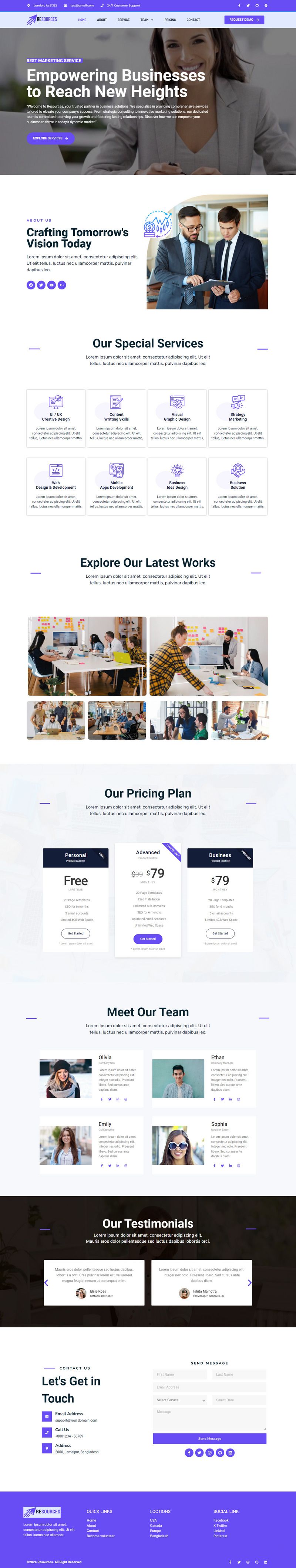 Resources - Digital Agency WordPress Theme - Features Image 1