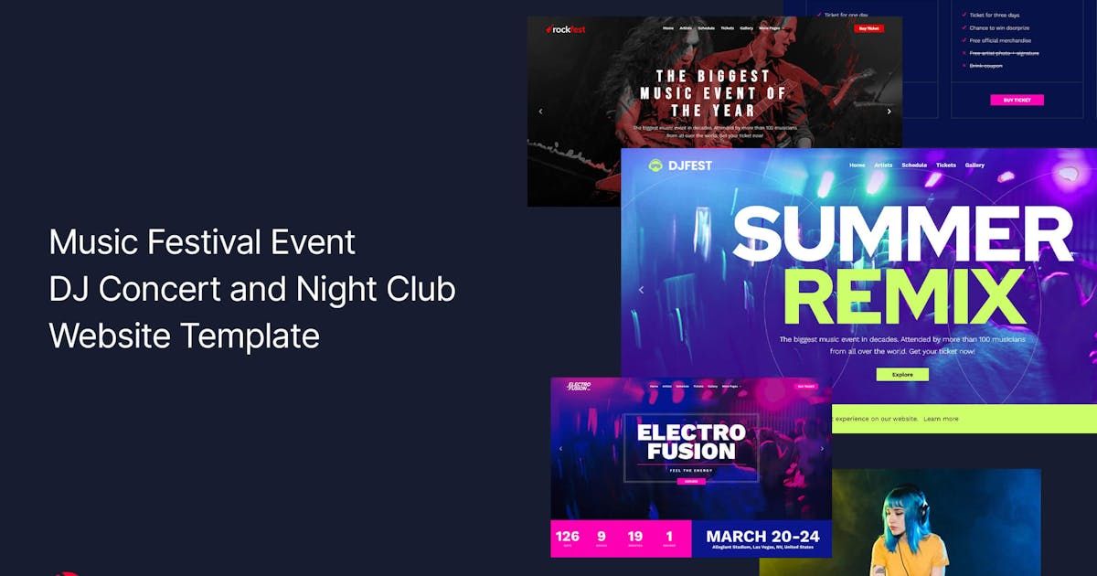 Rockfest - Bootstrap 5 Music Event and Night Club
