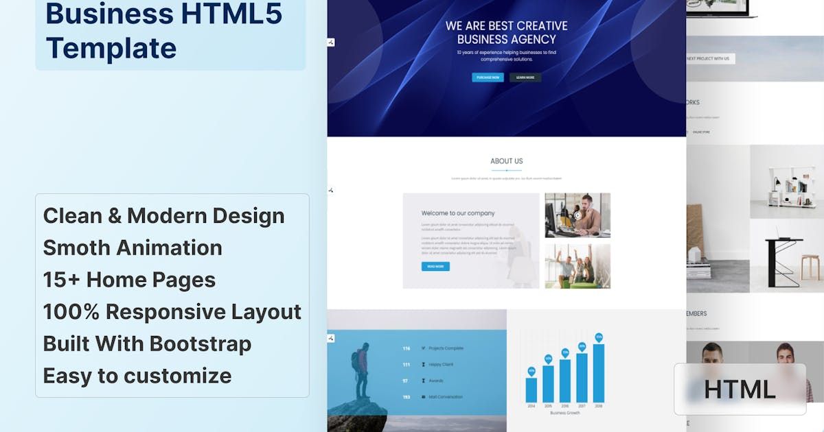 Stray - Business Landing Page HTML Template