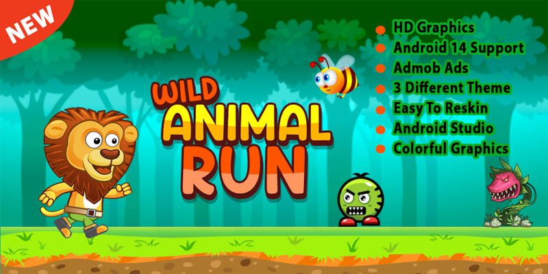 Wild Animal Run  - Android App Template by SuperGame