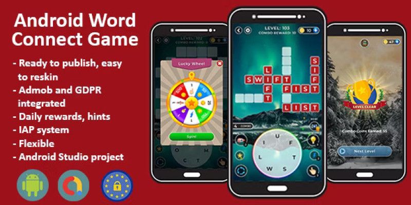 Word Connect Android App Template by AppPluse