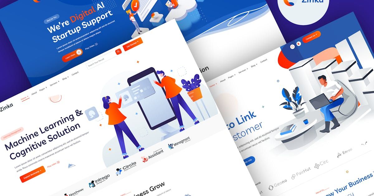 Zinka - IT Agency & SEO Business HTML Template