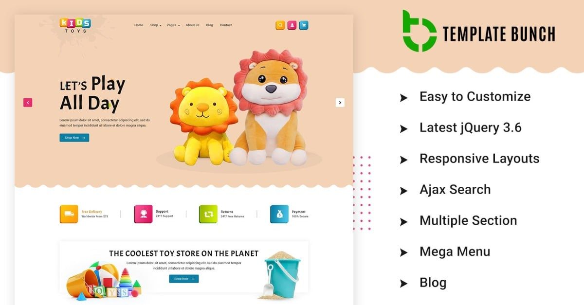 Kids Toys - Responsive Shopify Theme for eCommerce