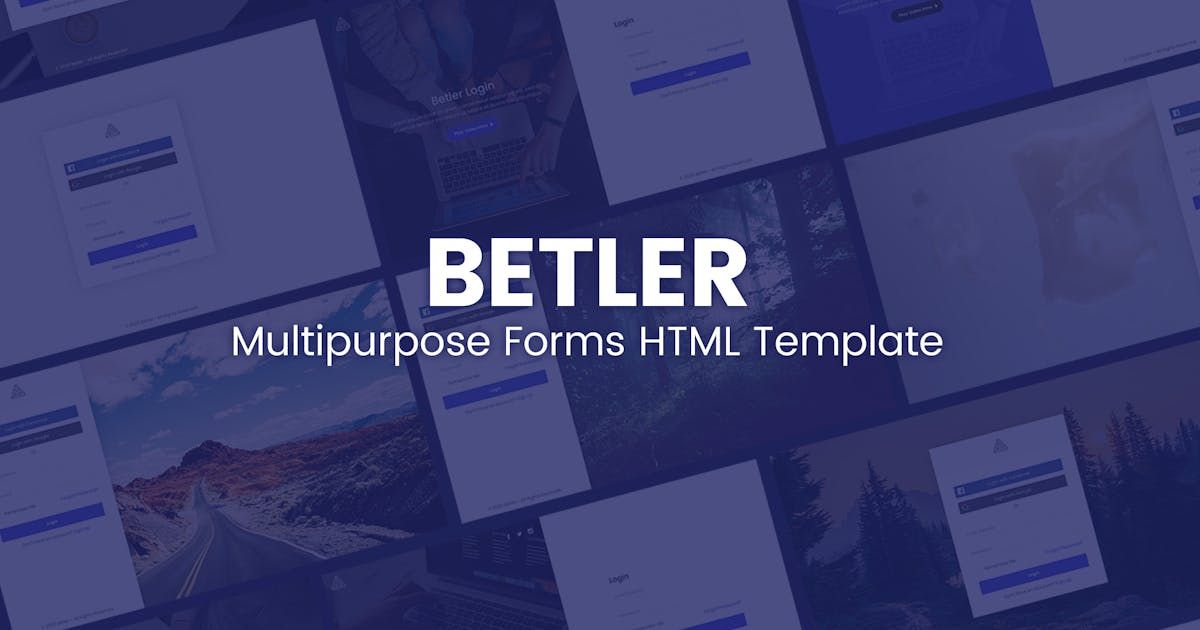 Betler - Multipurpose Forms HTML Template