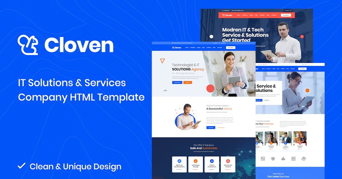 Services html template. Services html template