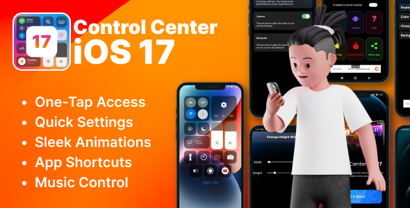 Control Center IOS 17 -  IOS 17 Style Control Center - iControl Center
