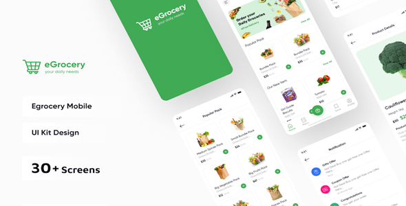 EasyCart UI Kit: Efficient Grocery Shopping