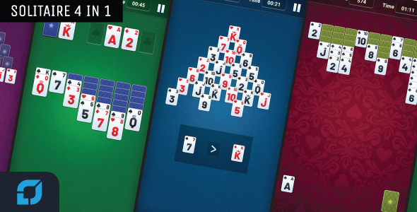 Solitaire - 4 in 1