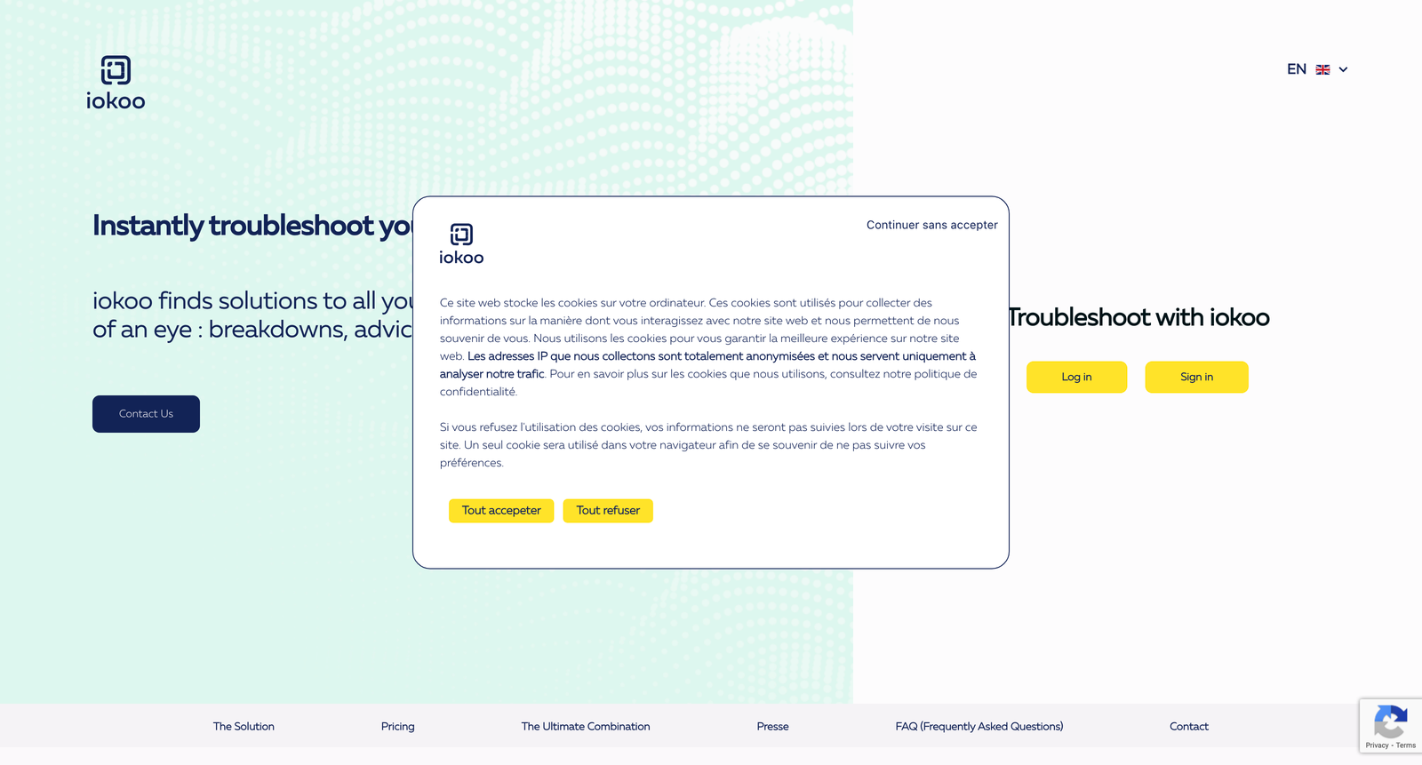 Iokoo : The AI that instantly fixes your IT problems !