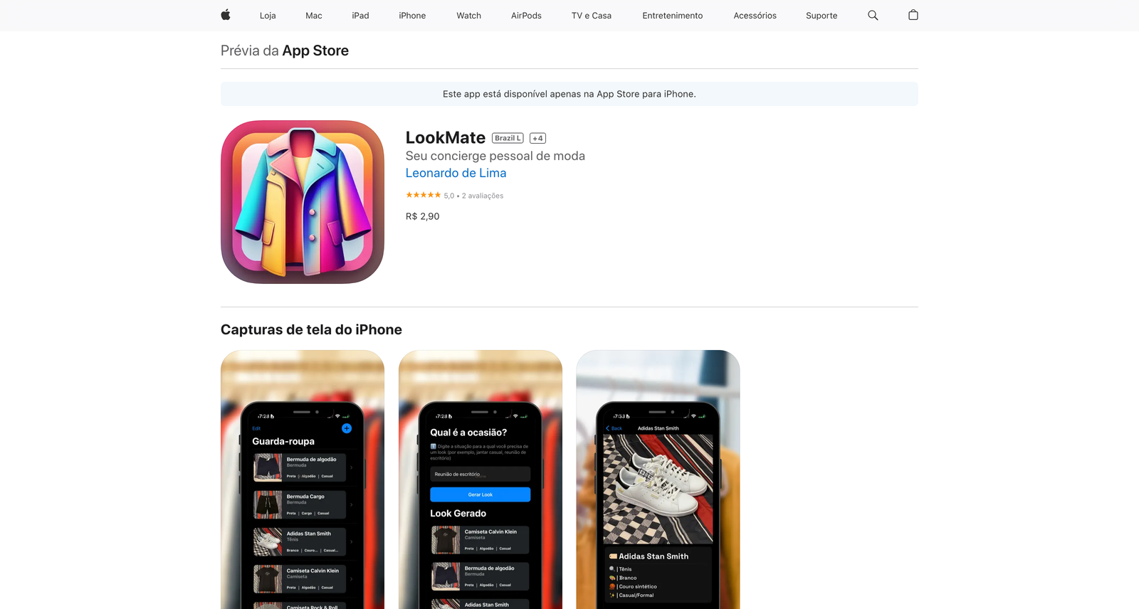 ‎STLST: AI Fashion Review