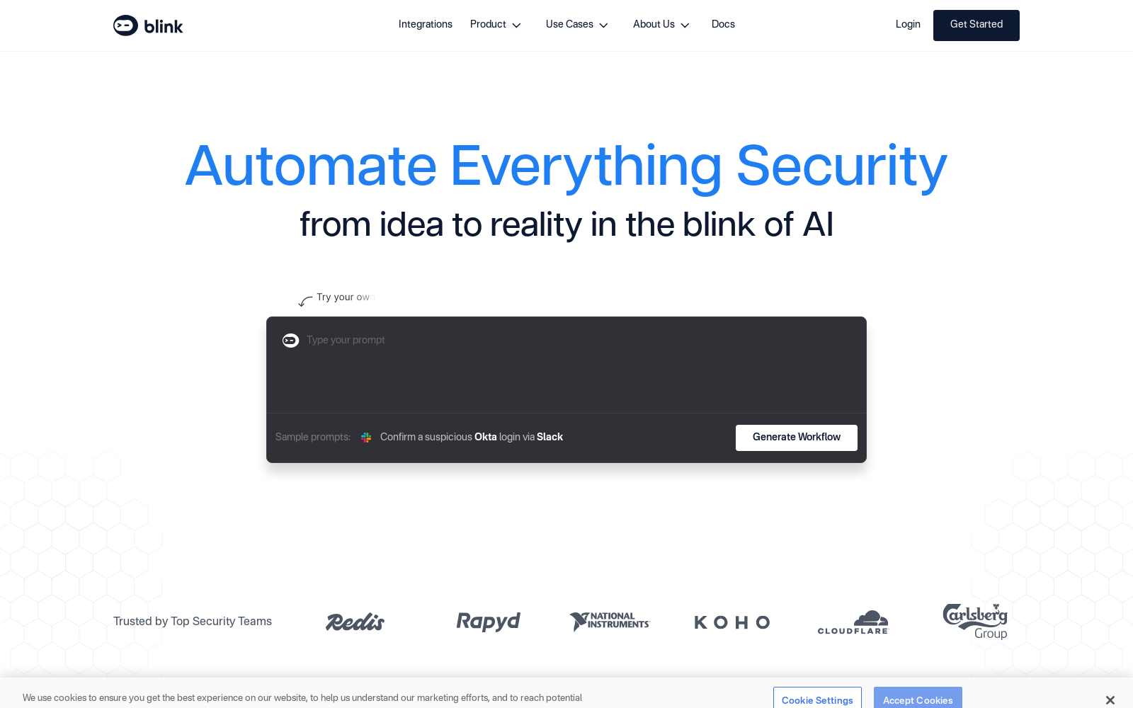 Blink | Workflow Automation for Security & Beyond