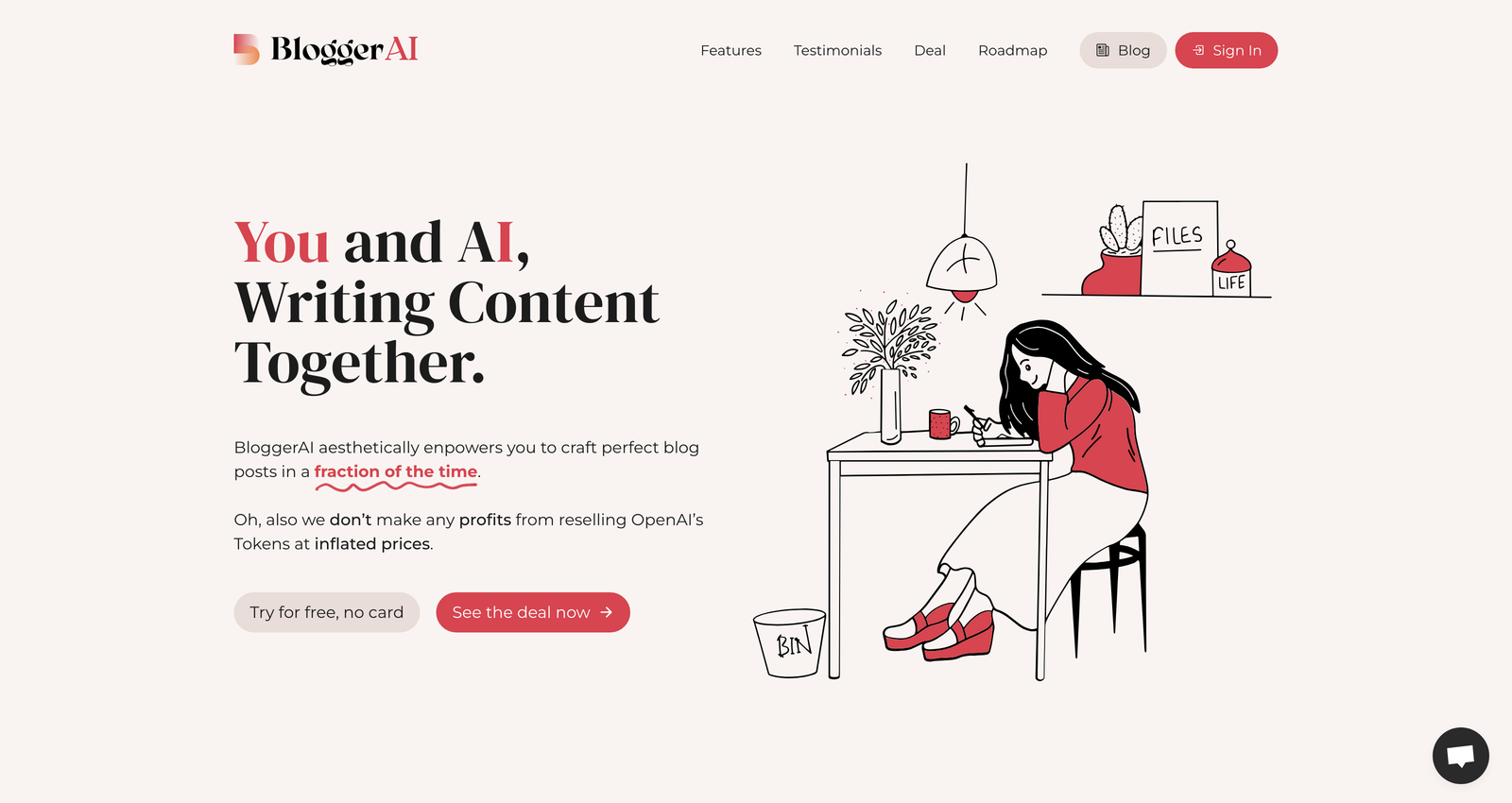 BloggerAI - AI Content Writing Tool