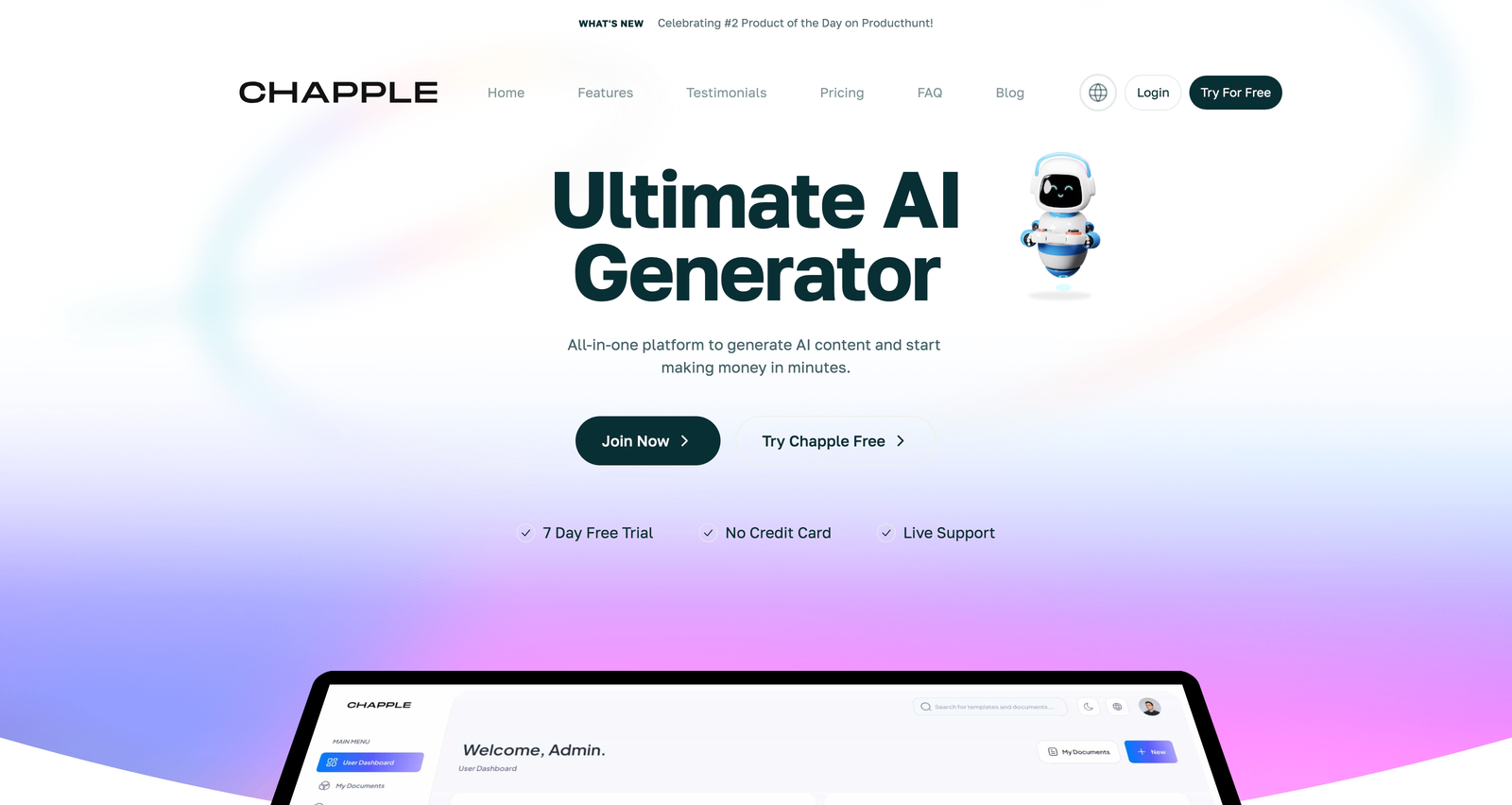 Chapple - AI Tools for Content generation