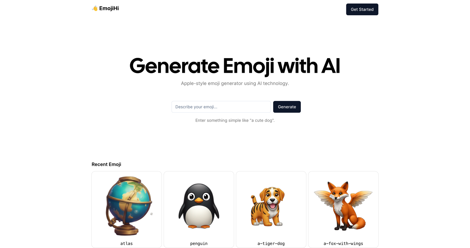 EmojiHi - Generate Emoji with AI - code.market