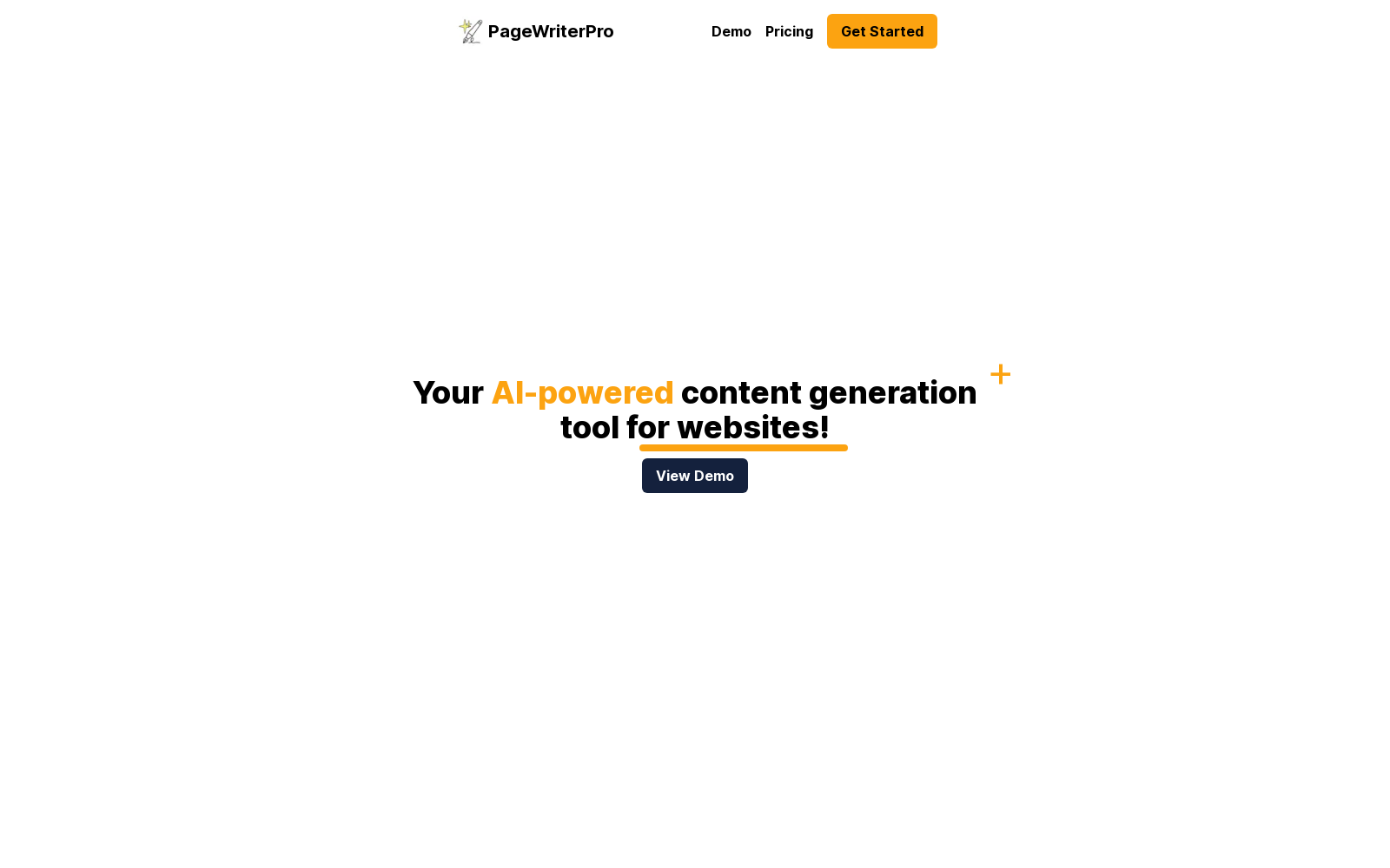 Page Writer Pro - AI Tools for Content generation