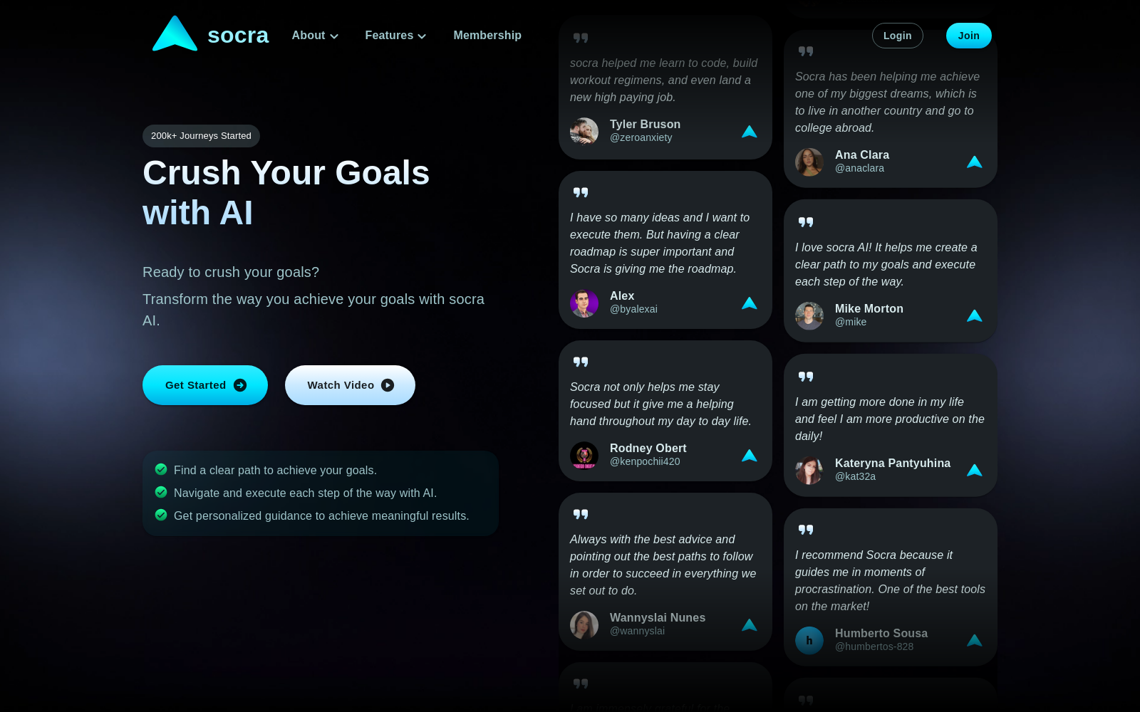 socra: The #1 AI for Goals