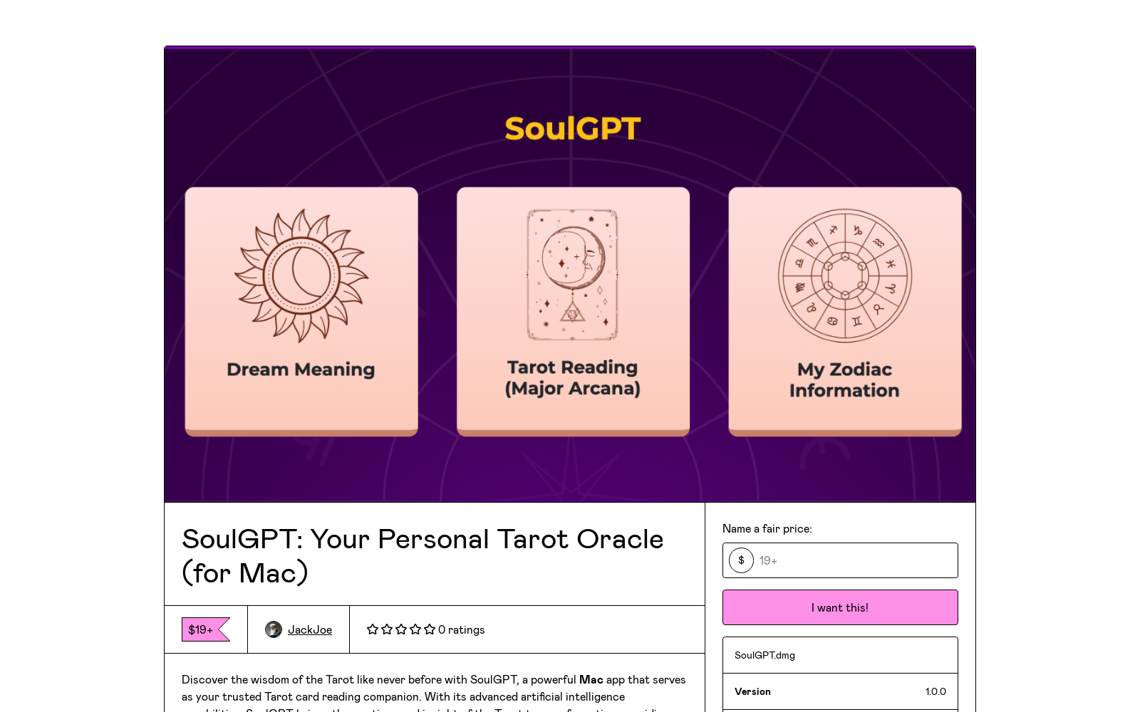 SoulGPT: Your Personal Tarot Oracle (for Mac)