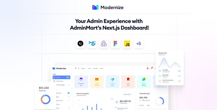 Modernize Nextjs Admin Dashboard Template