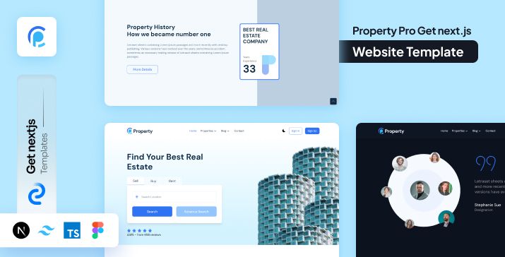 Property Pro NextJs Real Estate Website Template image