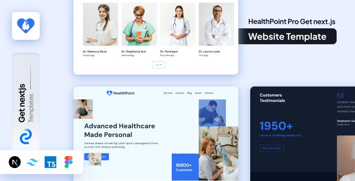 Healthpoint Pro NextJs Medical and Healthcare Website Template